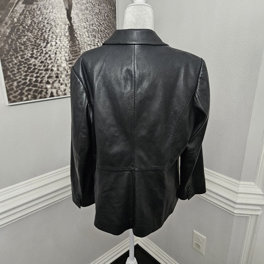 Preston & York Women's leather jacket size XL 100% genuine lamb skin EUC - Picture 4 of 7
